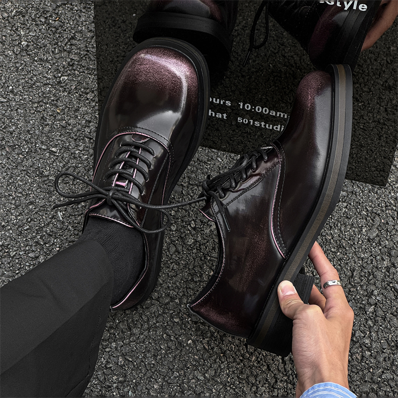 V05 Мужские повседневные туфли мужские низкие черно-серые, цвет Gray[Men's] — фото 4