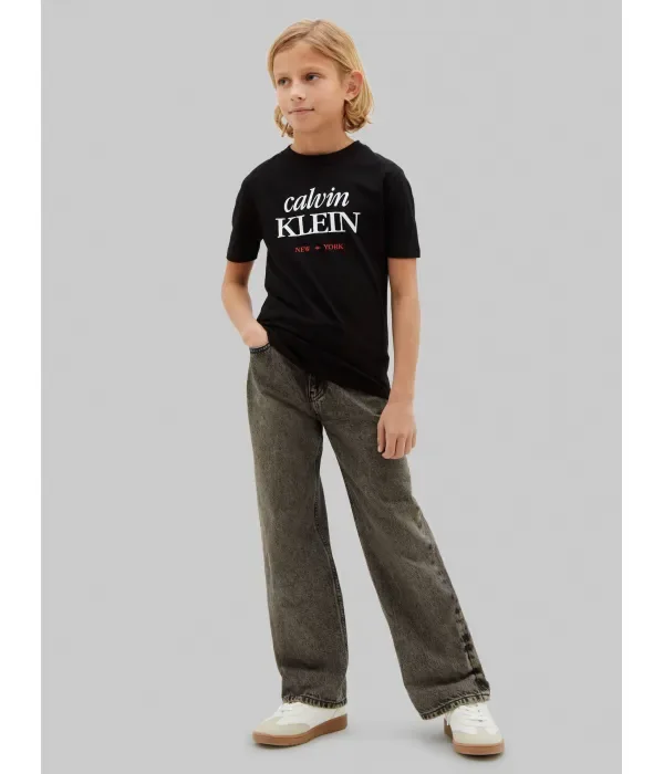 Футболка regular fit Calvin Klein Jeans, черный — фото 2