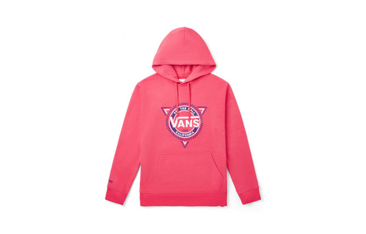 

Футболка унисекс розово-красная Vans