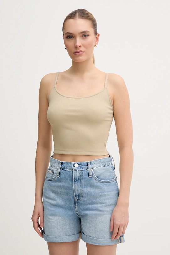 

Топ Calvin Klein Jeans, бежевый