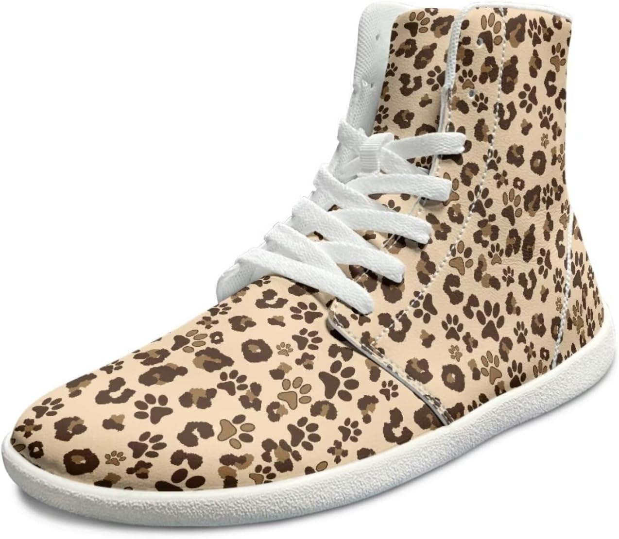 

Мужские высокие кроссовки с широким носком для тренировок, противоскользящие, дышащие, для прогулок и походов Xixirimido, Dog Paw Colorful