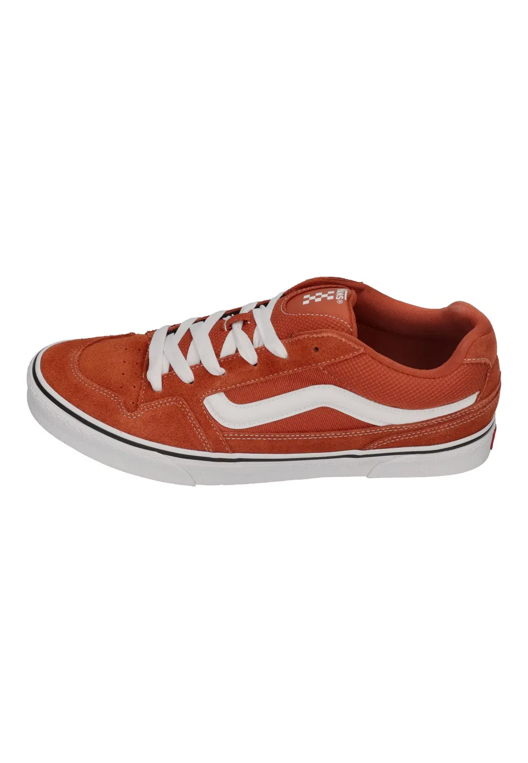Кроссовки низкие, замша и сетка, Vans, оранжевый — фото 2
