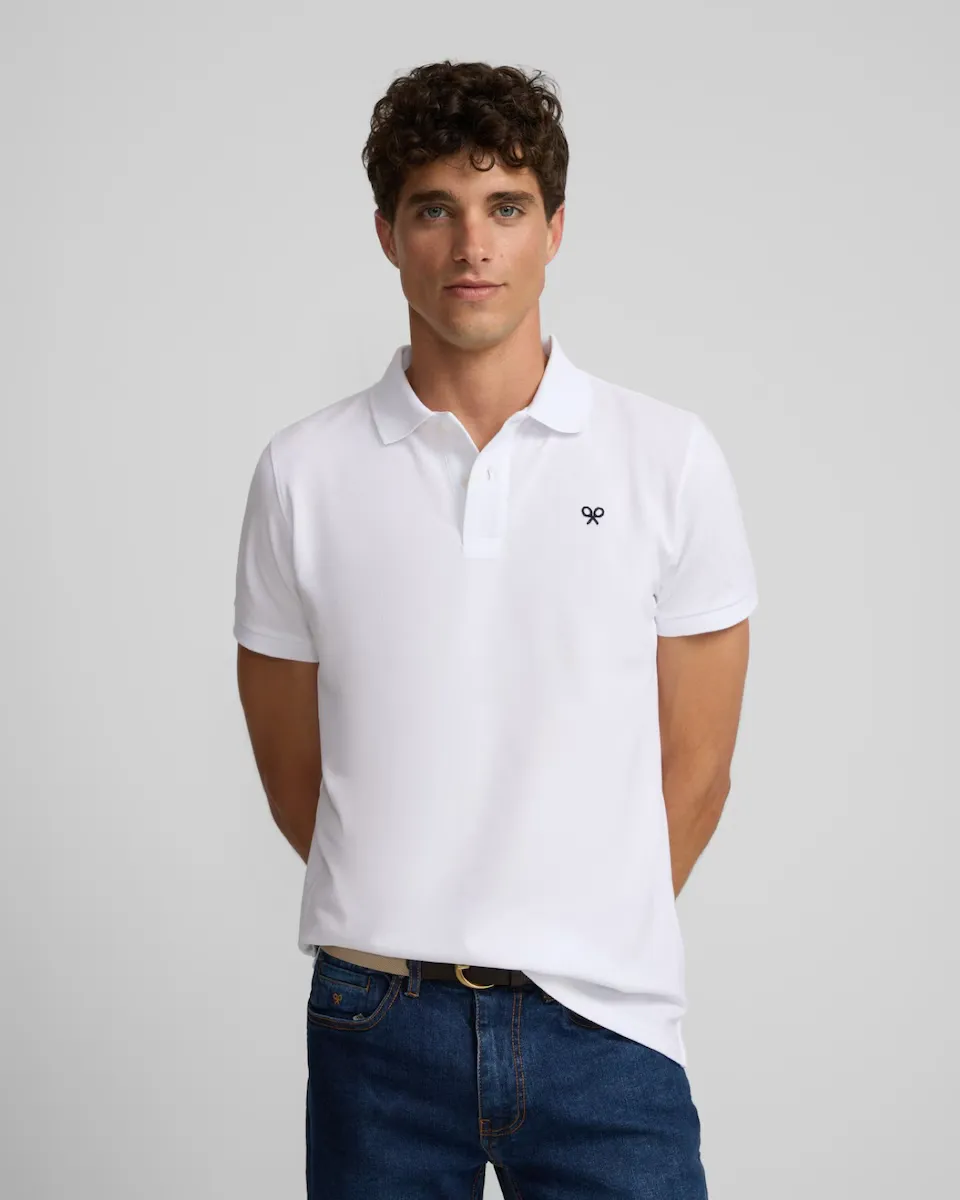 

Классическая мужская футболка поло Polo Ralph Lauren Silbon, белый