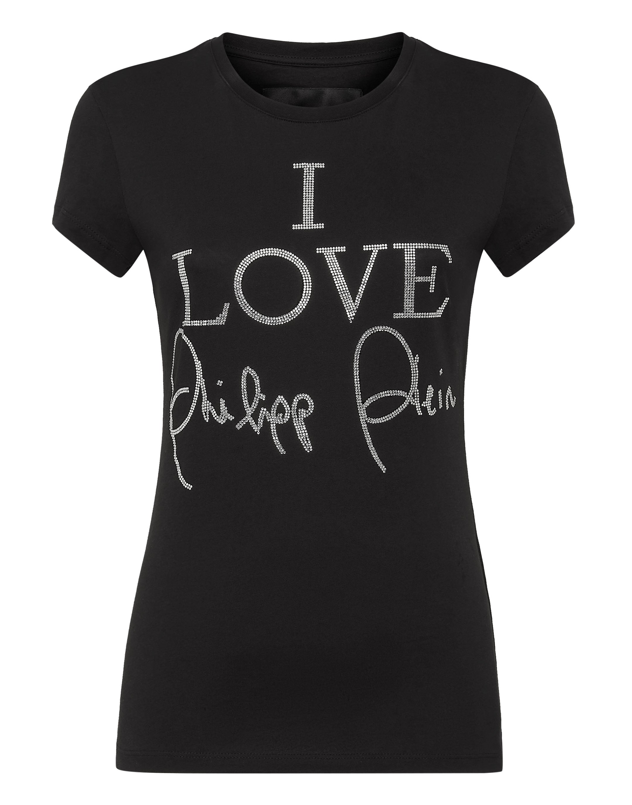 

Футболка с круглым вырезом SS PHILIPP PLEIN, черный