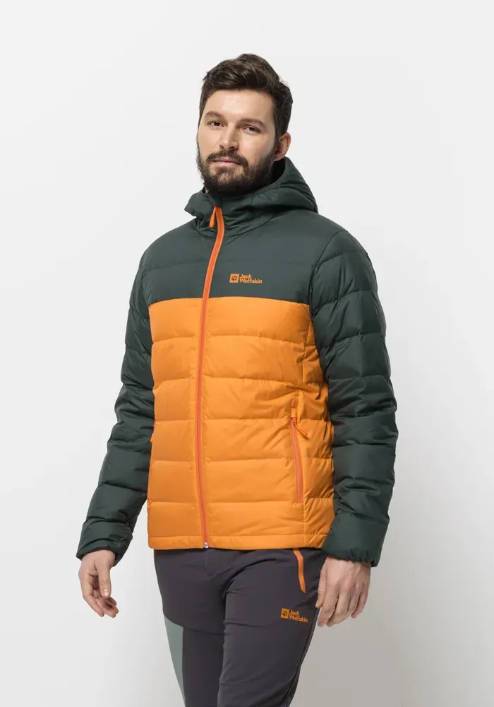 

Пуховик Jack Wolfskin "ATHER DOWN HOODY M", с капюшоном, цвет Dragon-Fire