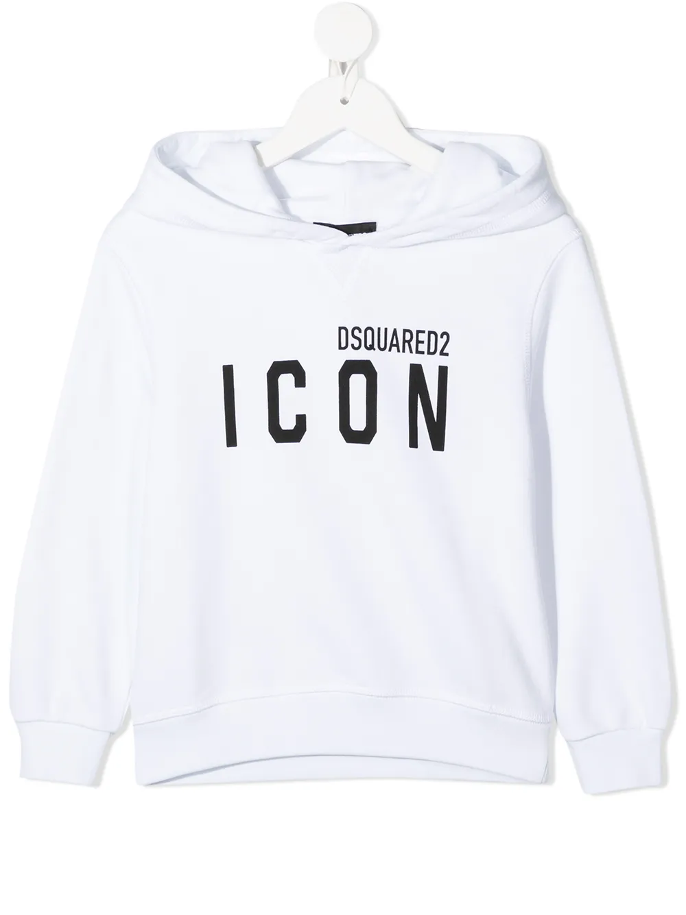 

Худи с принтом Icon DSQUARED2 KIDS, белый