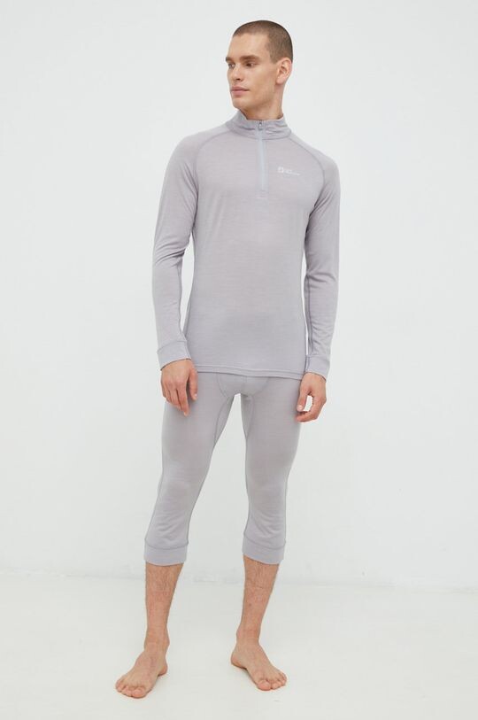 

Функциональные леггинсы Alpspitze из шерсти Jack Wolfskin, серый