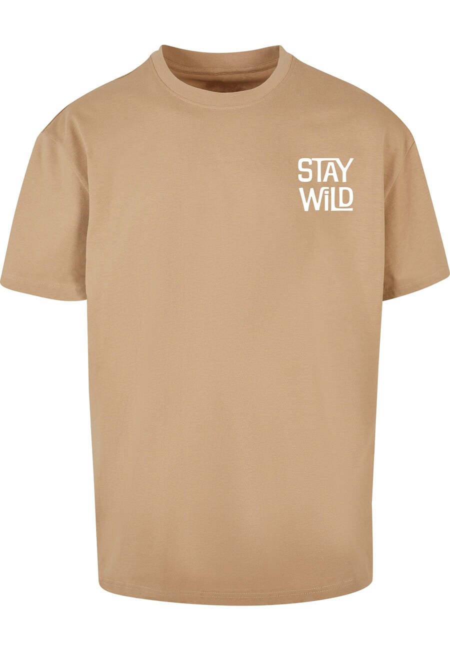 

Классическая футболка Merchcode Shirt Stay Wild, песочный
