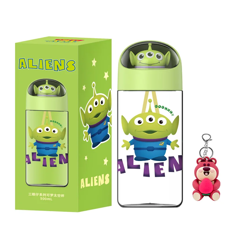 Спортивная бутылка для воды Strawberry Bear Disney Buzz Lightyear Punk: 500 мл, + 1 подвеска/брелок