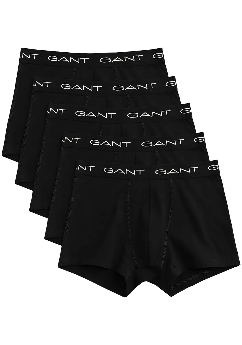 

Трусы-боксеры Gant "TRUNK 5-PACK" (упаковка, 5 шт., 5 шт.), с эластичным поясом с логотипом GANT, черный