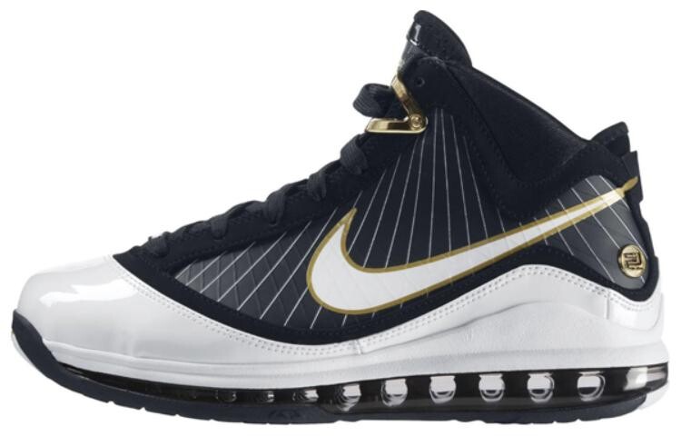 

Nike LeBron 7 Black/White-Metallic Gold