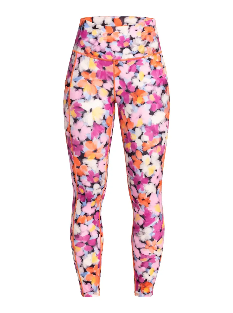 

Леггинсы Roxy "Heart Into It Ankle PT", цвет Tiger Lily Blooms