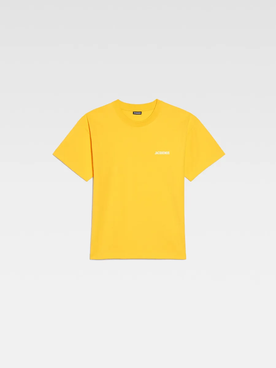 

Классическая футболка с логотипом Жакмюс Jacquemus, желтый
