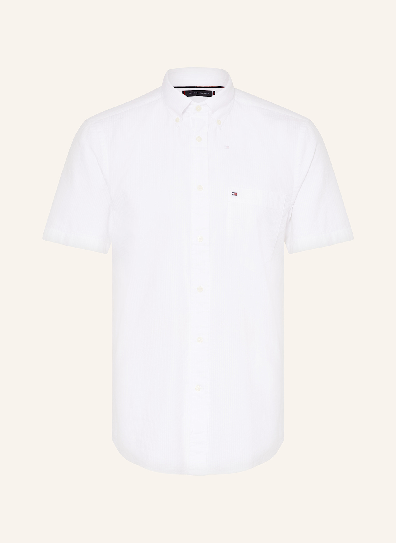 

Рубашка с короткими рукавами, стандартный крой Tommy Hilfiger, белый