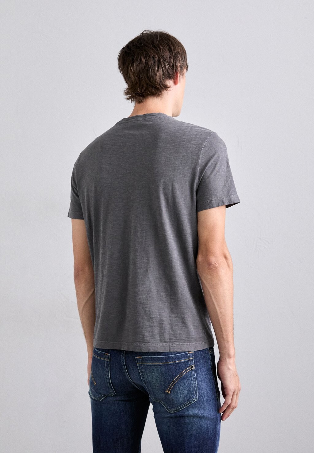 

Простая футболка Dondup, темно-серый