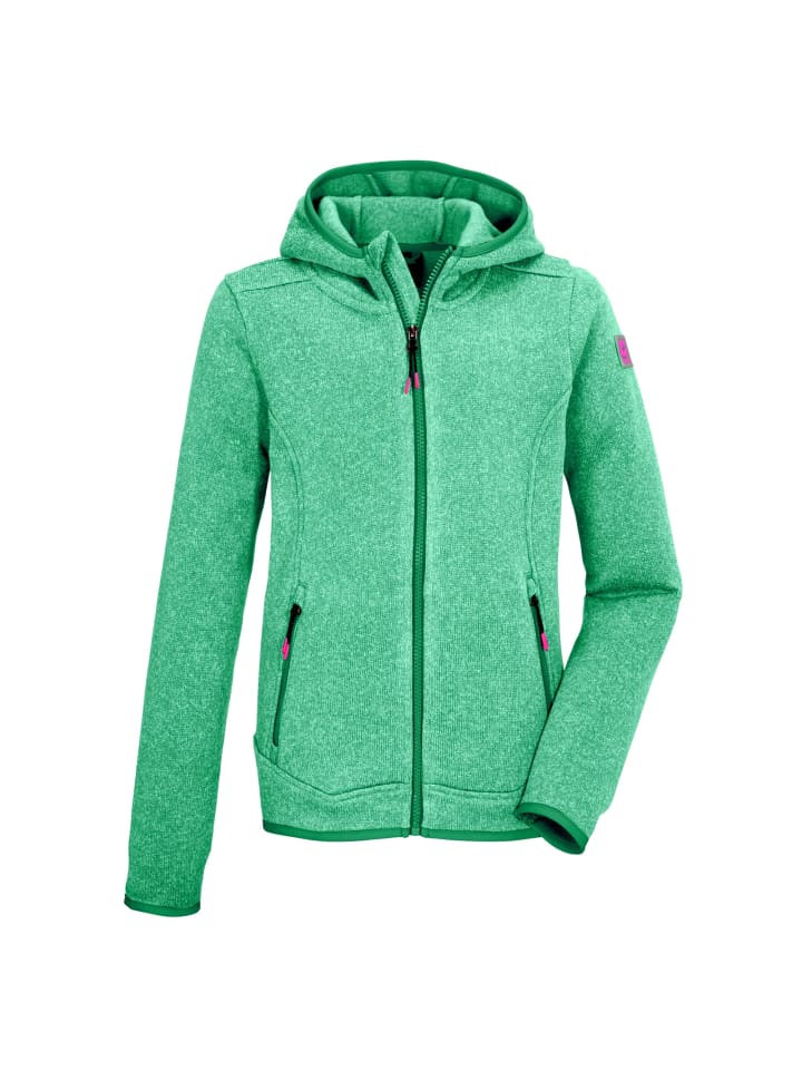 

Killtec Зеленая вязаная флисовая куртка