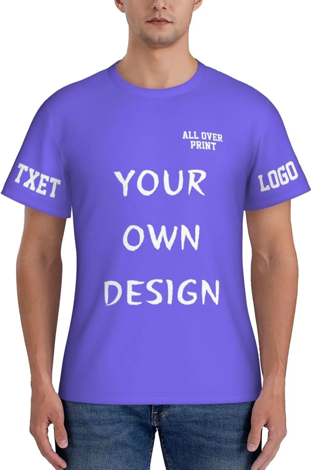 

Футболка с принтом и логотипом