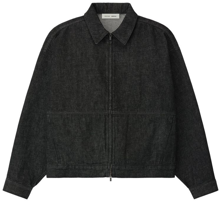 

Рабочая джинсовая куртка Fear of God Essentials, черный