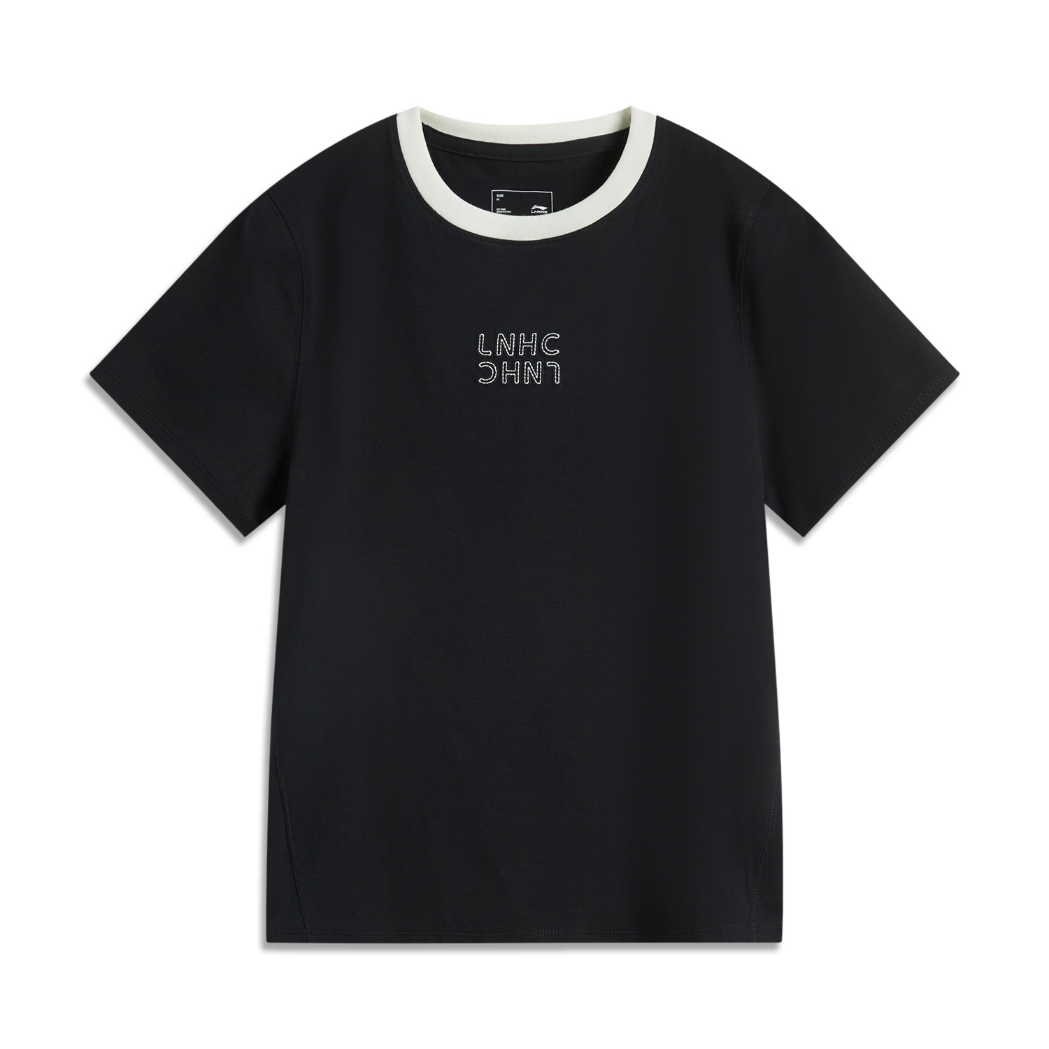 

LINING Футболка женская черная Sports Life Collection, Черный, LINING Футболка женская черная Sports Life Collection