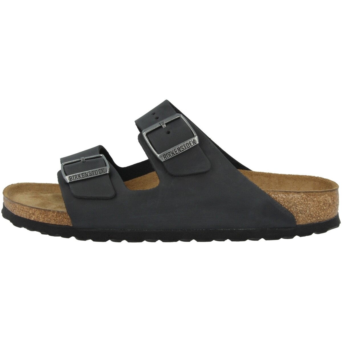 

Сандалии Birkenstock Arizona SFB Geöltes Nubukleder schmal, черный