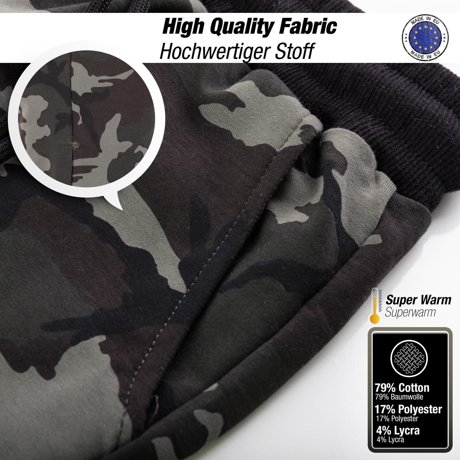 Спортивные брюки LOREZA Freizeit Sport - Camouflage - Bunt, цвет Freizeithose Trainingshose Sporthose - Camouflage - Bunt — фото 4