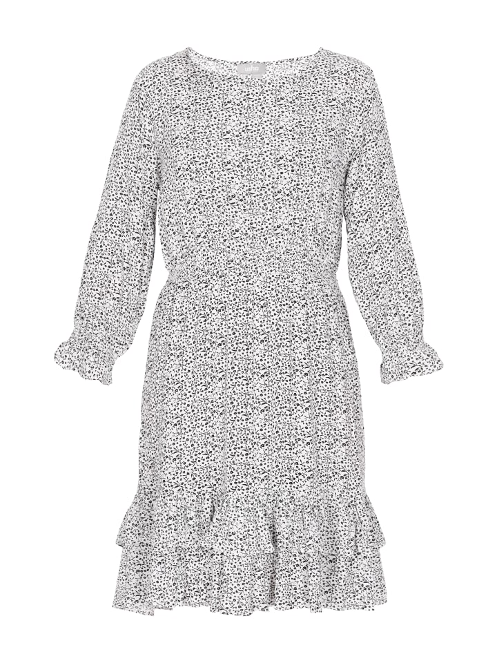 

Платье до колена Usha, цвет white black