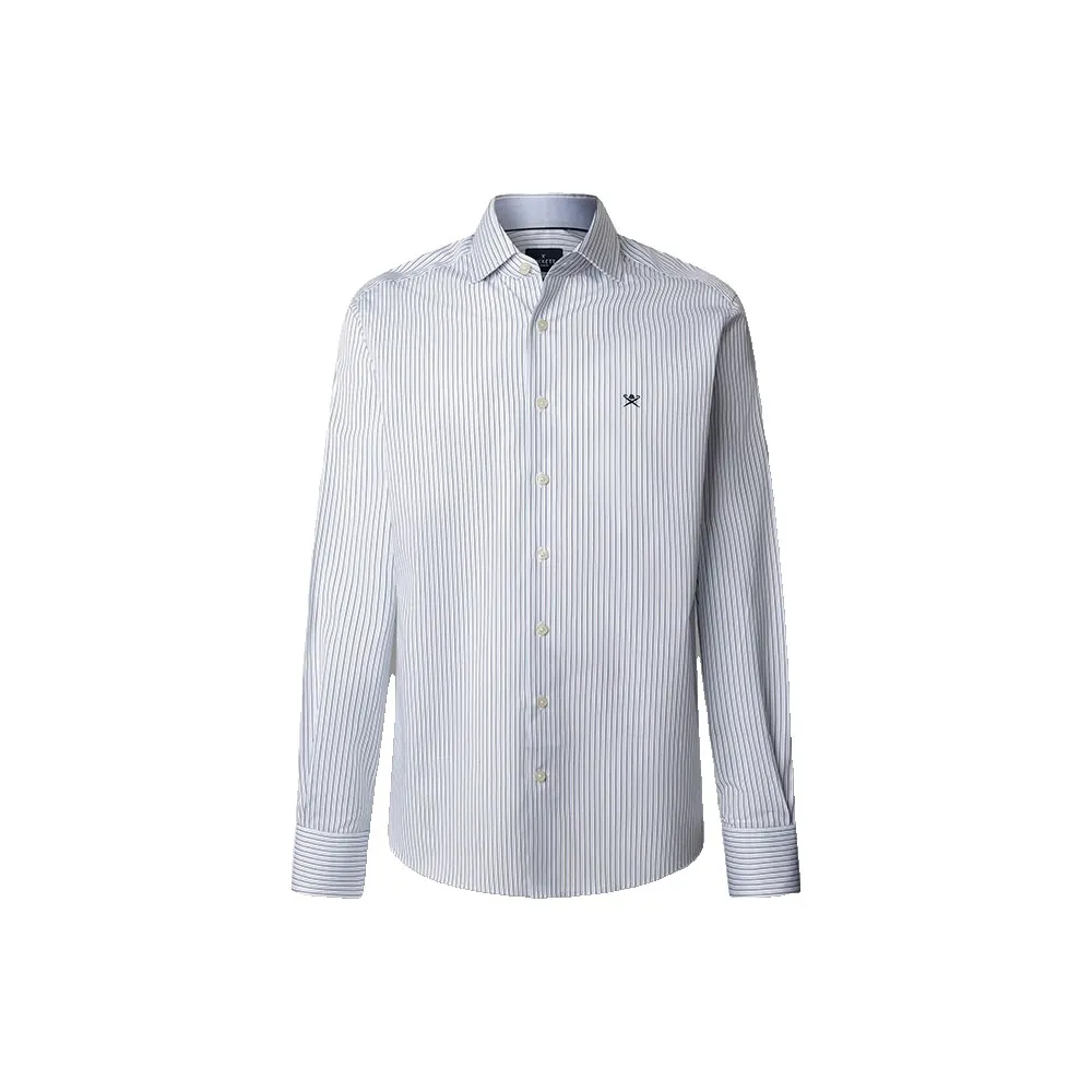 

Рубашка с длинным рукавом Hackett City Twill Twin, синий