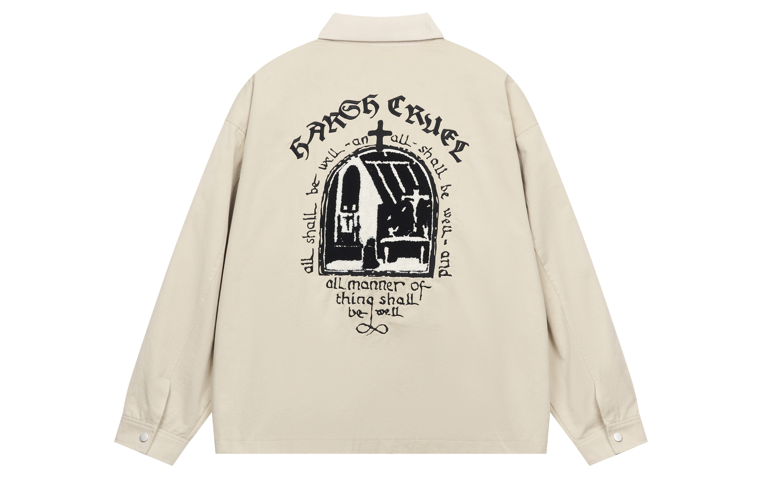 

HARSH AND CRUEL Структурная куртка для футбола унисекс, Beige Gray