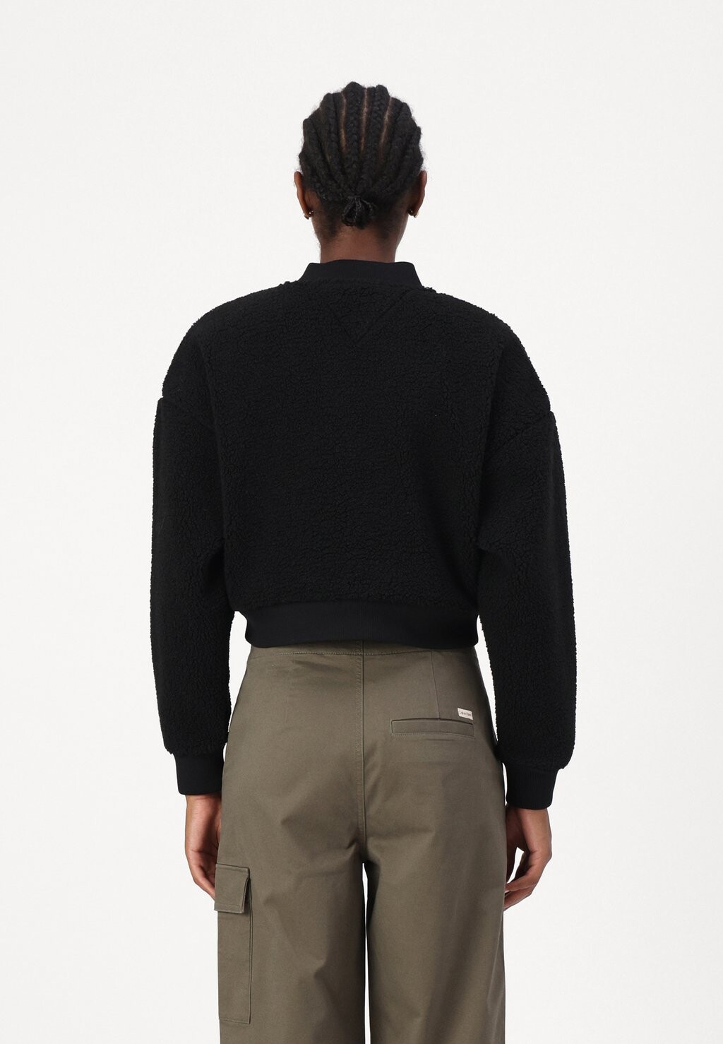 

Флисовая куртка Tommy Jeans, черный