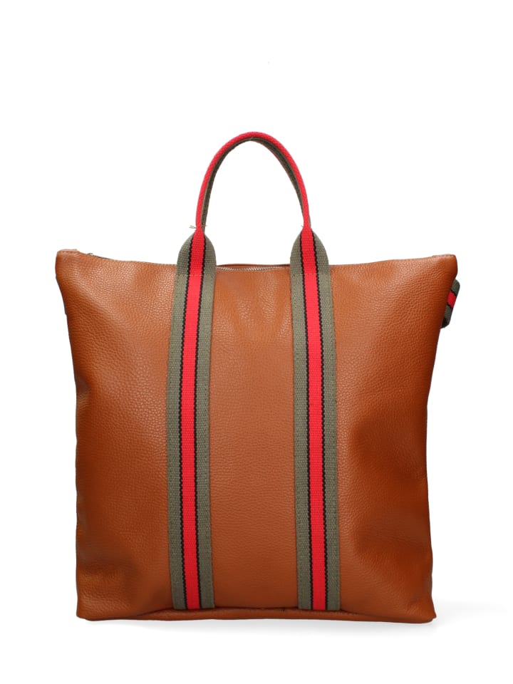 

Рюкзак Gave Lux, цвет dark leather and green