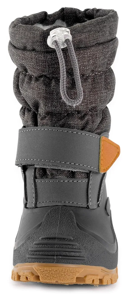 Зимние сапоги Lurchi "Snowboots Finn" из натуральной шерсти, цвет Grau-Gemustert — фото 3