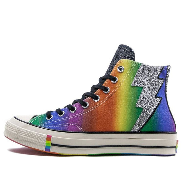 

Кроссовки chuck 70 hi 'pride shimmering black rainbow' Converse, черный