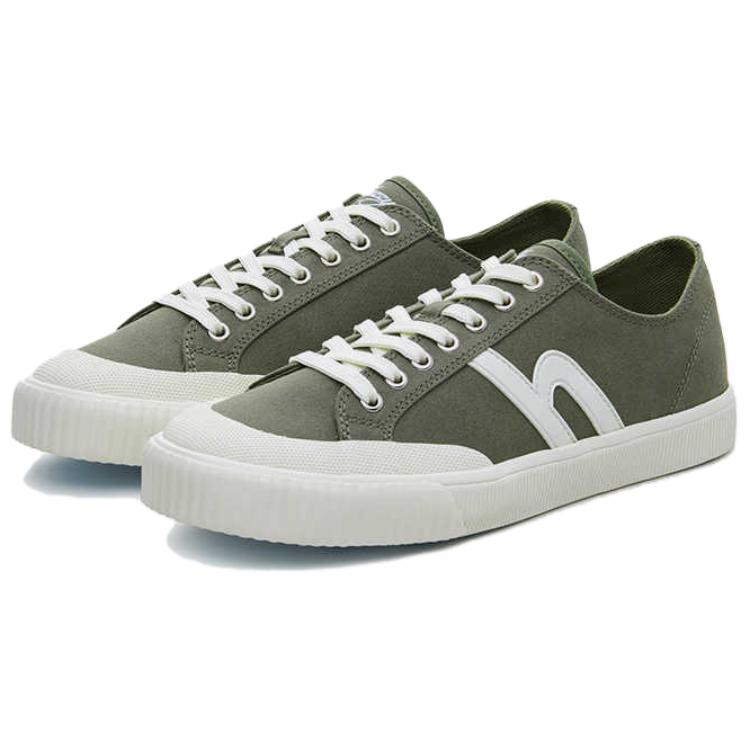 HAZZYS Мужские низкие скейтерские кеды цвета хаки, цвет Khaki — фото 2
