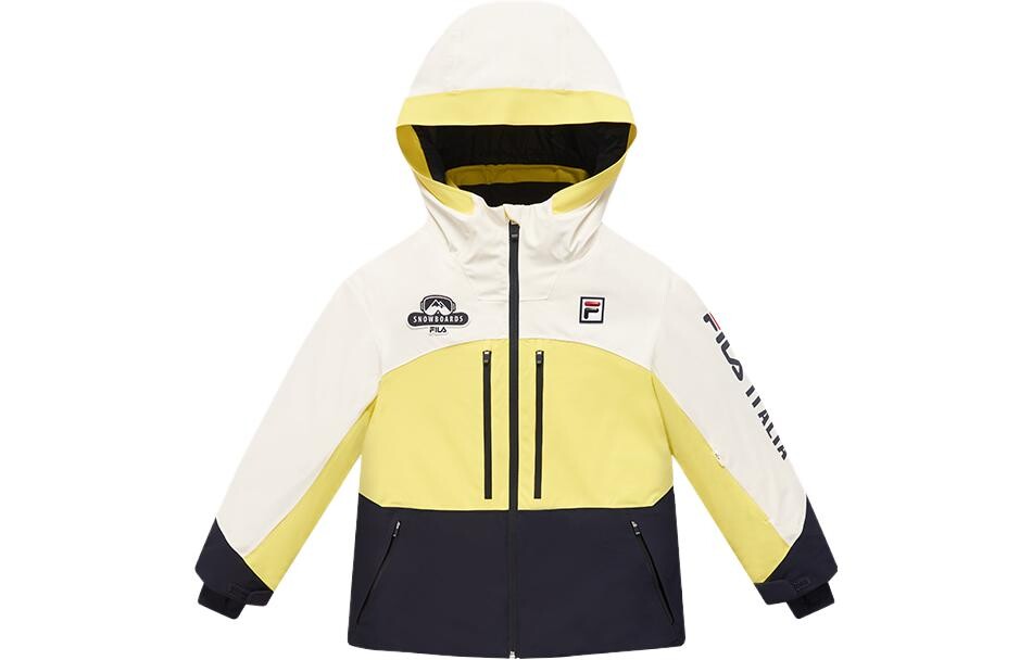 

Детская лыжная одежда FILA Kids, цвет Bright yellow-green