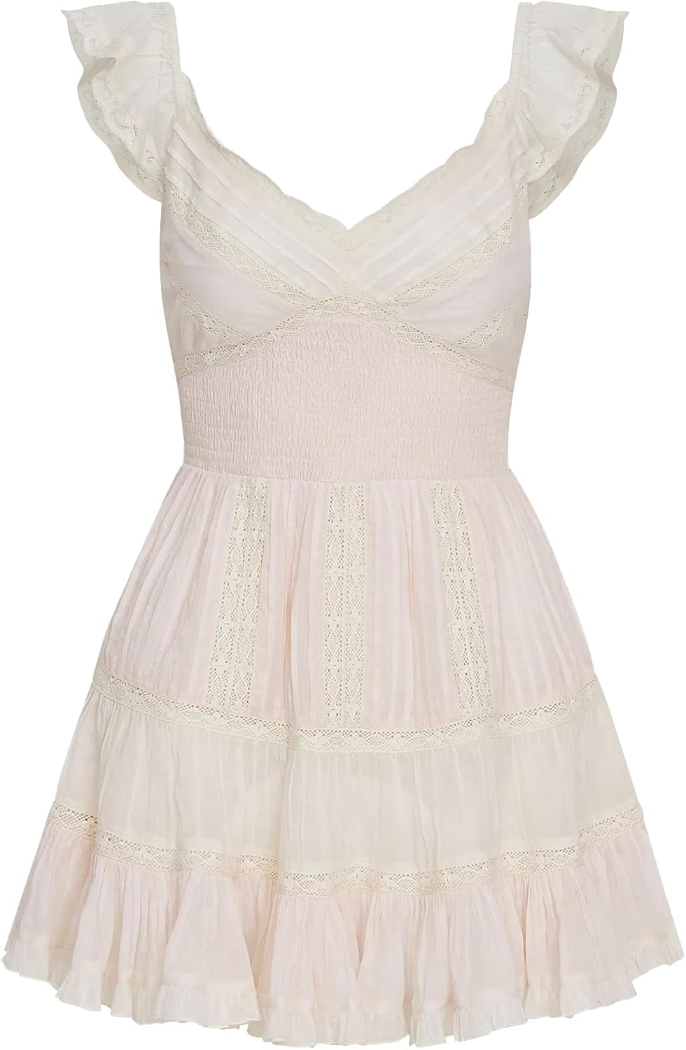 

Женское платье Presline LoveShackFancy, цвет Tea Rose Pink
