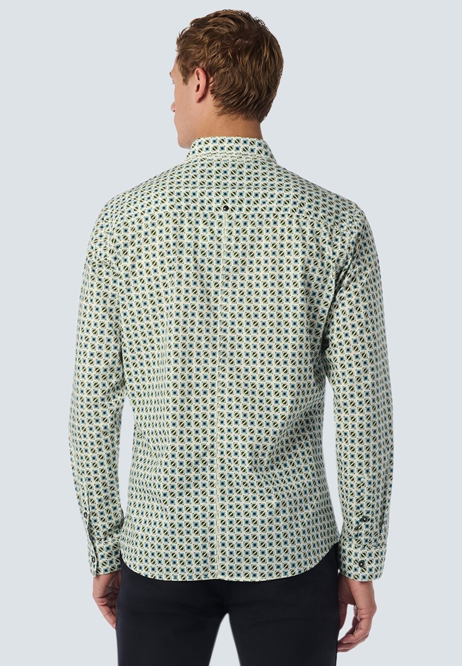 

Рубашка STYLISH WITH ALL-OVER PRINT IDEAL FOR ANY OCCASION NO EXCESS, синий