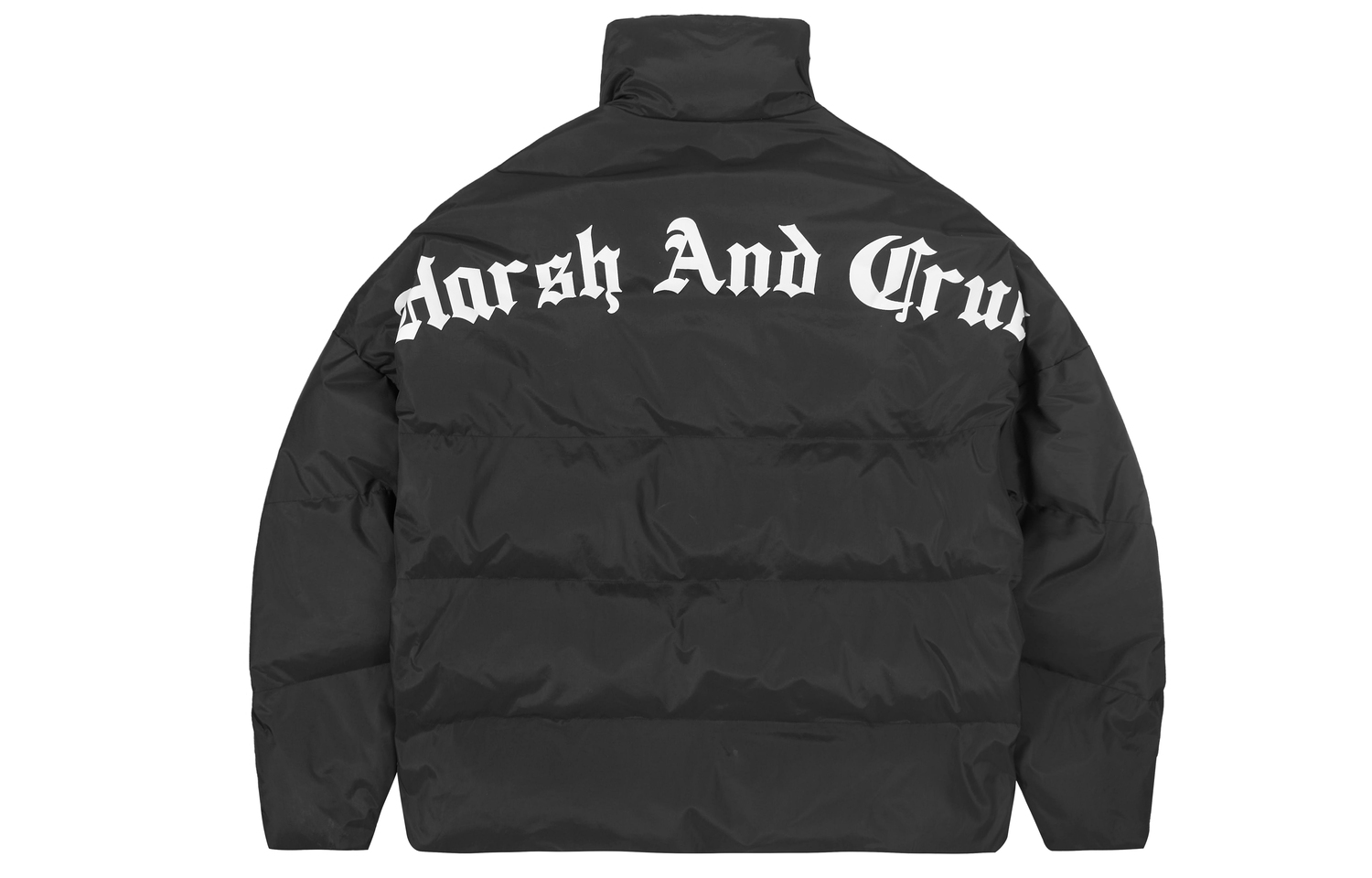 

HARSH AND CRUEL Пуховик Unisex, Black