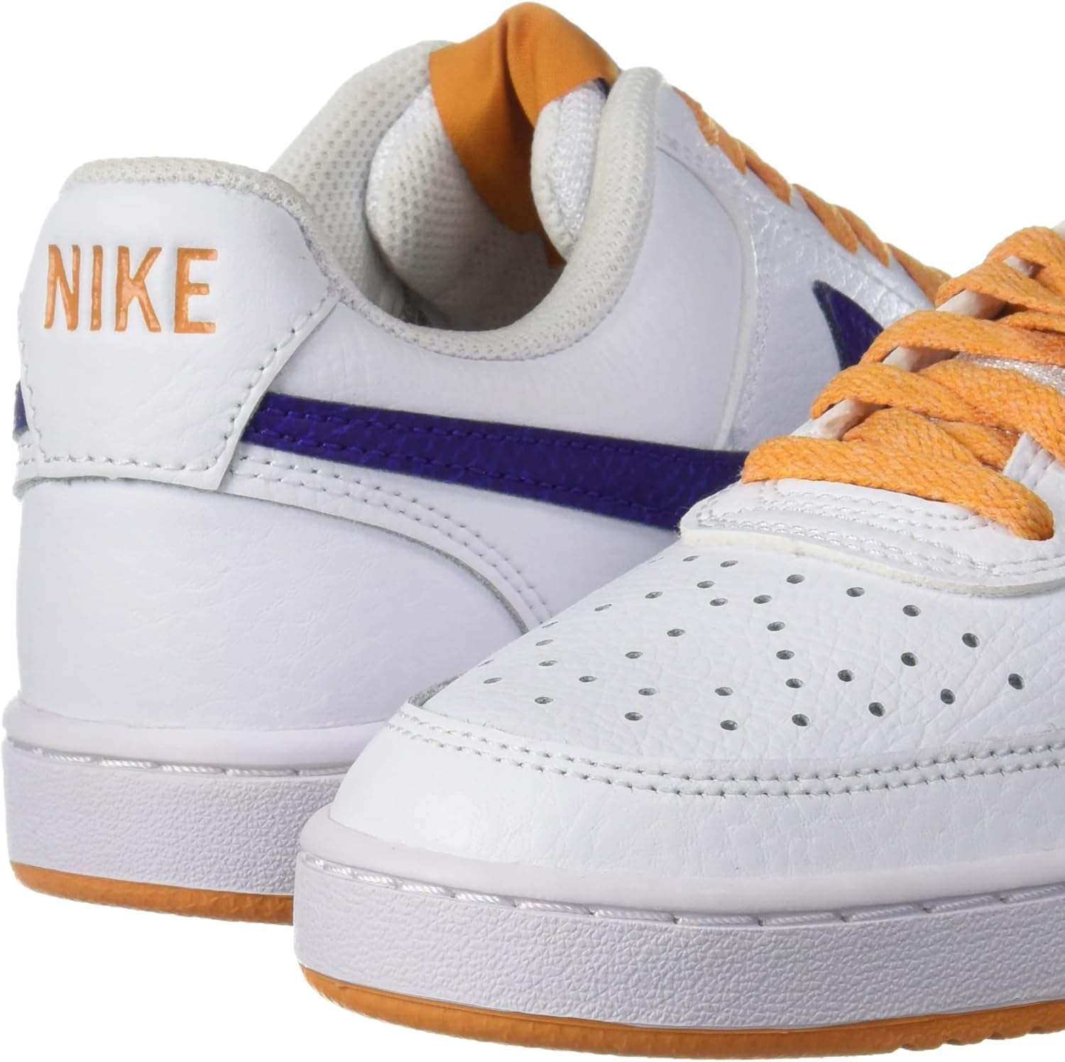 Кроссовки Nike Mens Basketball, белый/фиолетовый — фото 3