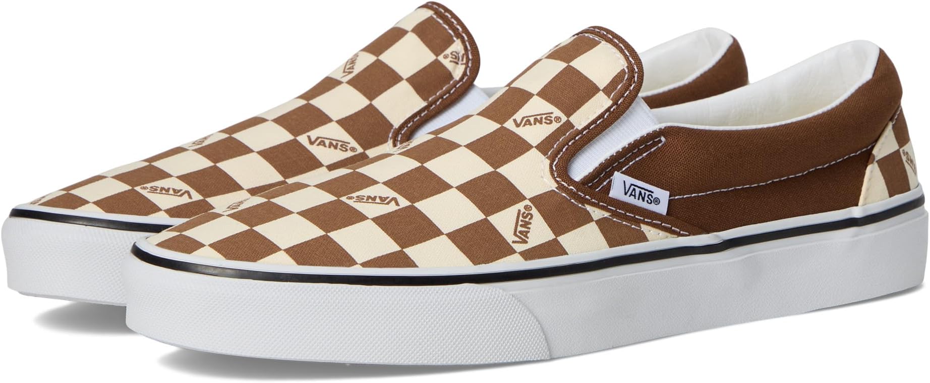 Кроссовки Vans Classic Slip-on, цвет Vans Check Dachshund