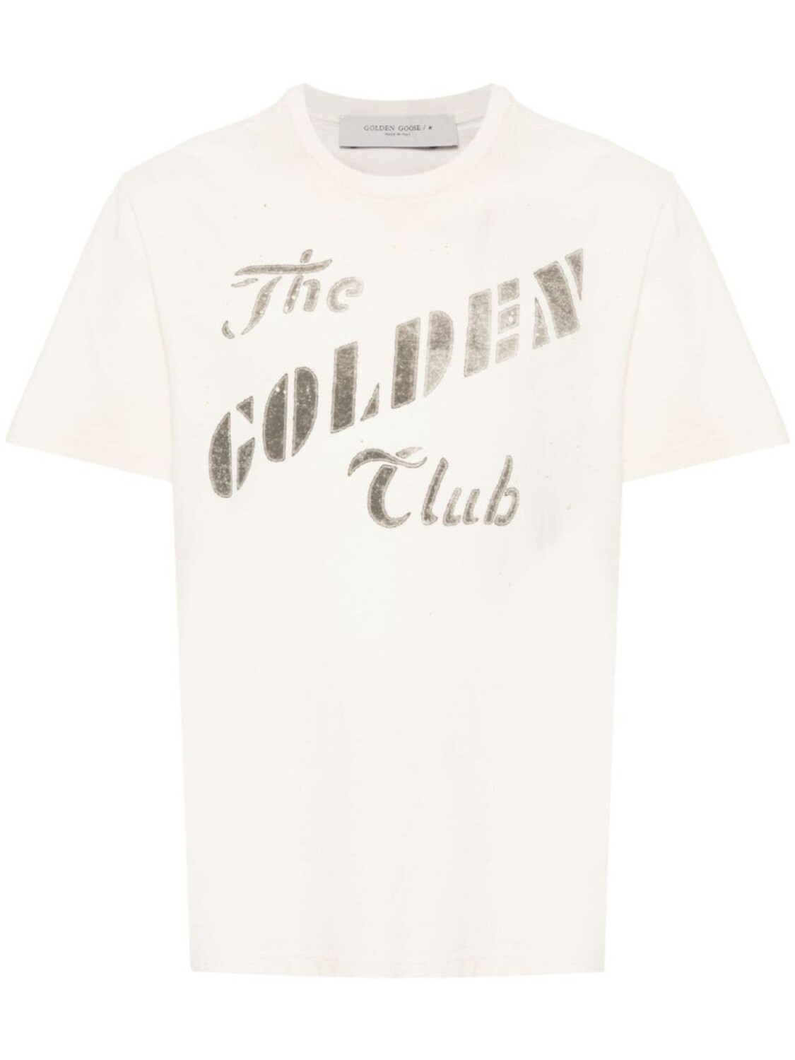

Golden Goose футболка с принтом, нейтральный цвет