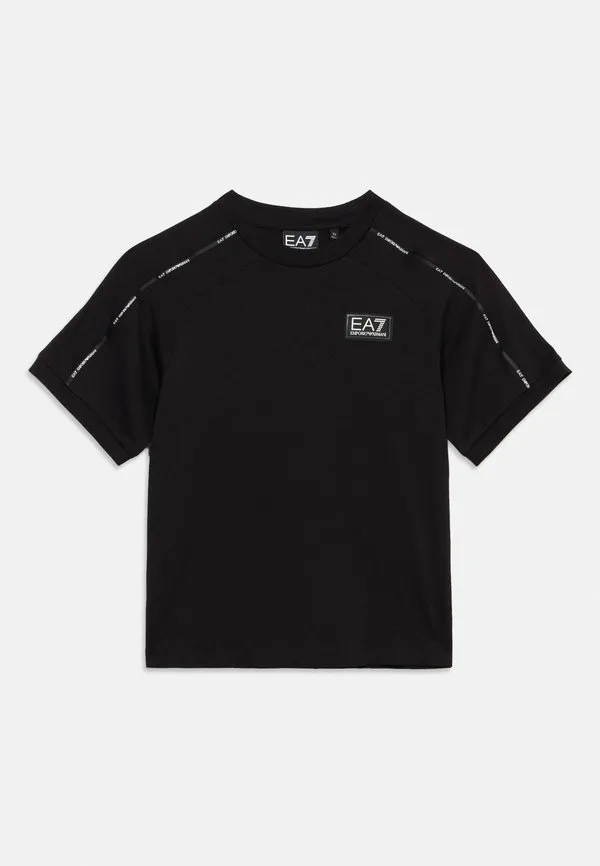 Футболка унисекс с принтом Ea7 Emporio Armani, Black — фото 3
