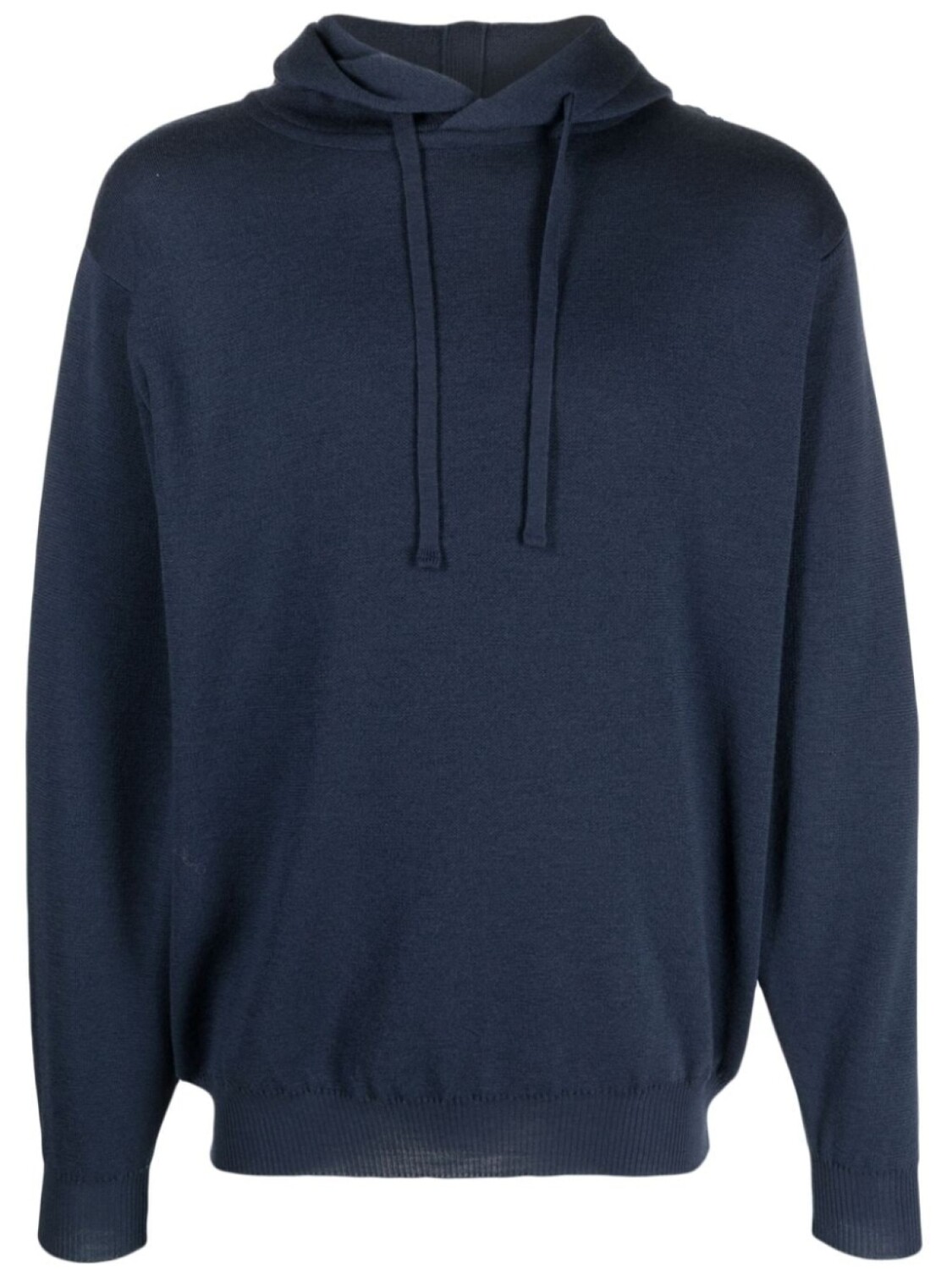 

John Smedley худи Rae из вирджинской шерсти, синий