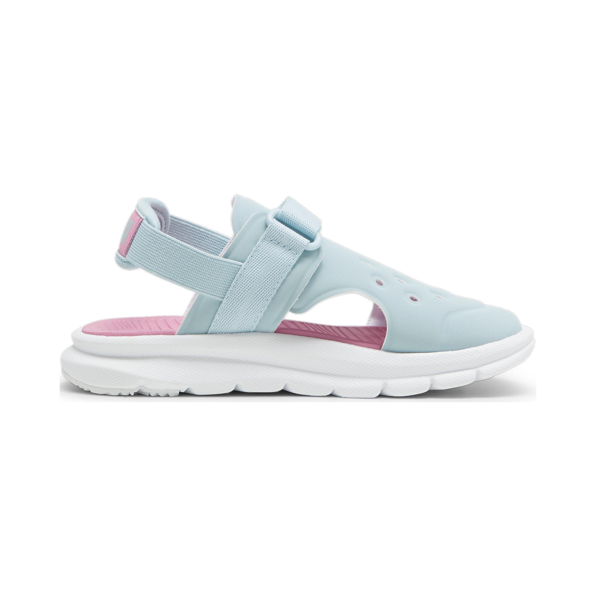 PUMA Детские сандалии Evolve Sandal AC PS, синие, розовые, для детей от 3 до 7 лет — фото 2