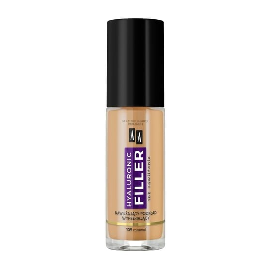 

Тональный крем, разглаживающий морщины 109 Карамель, 30 мл AA, Make Up Filler