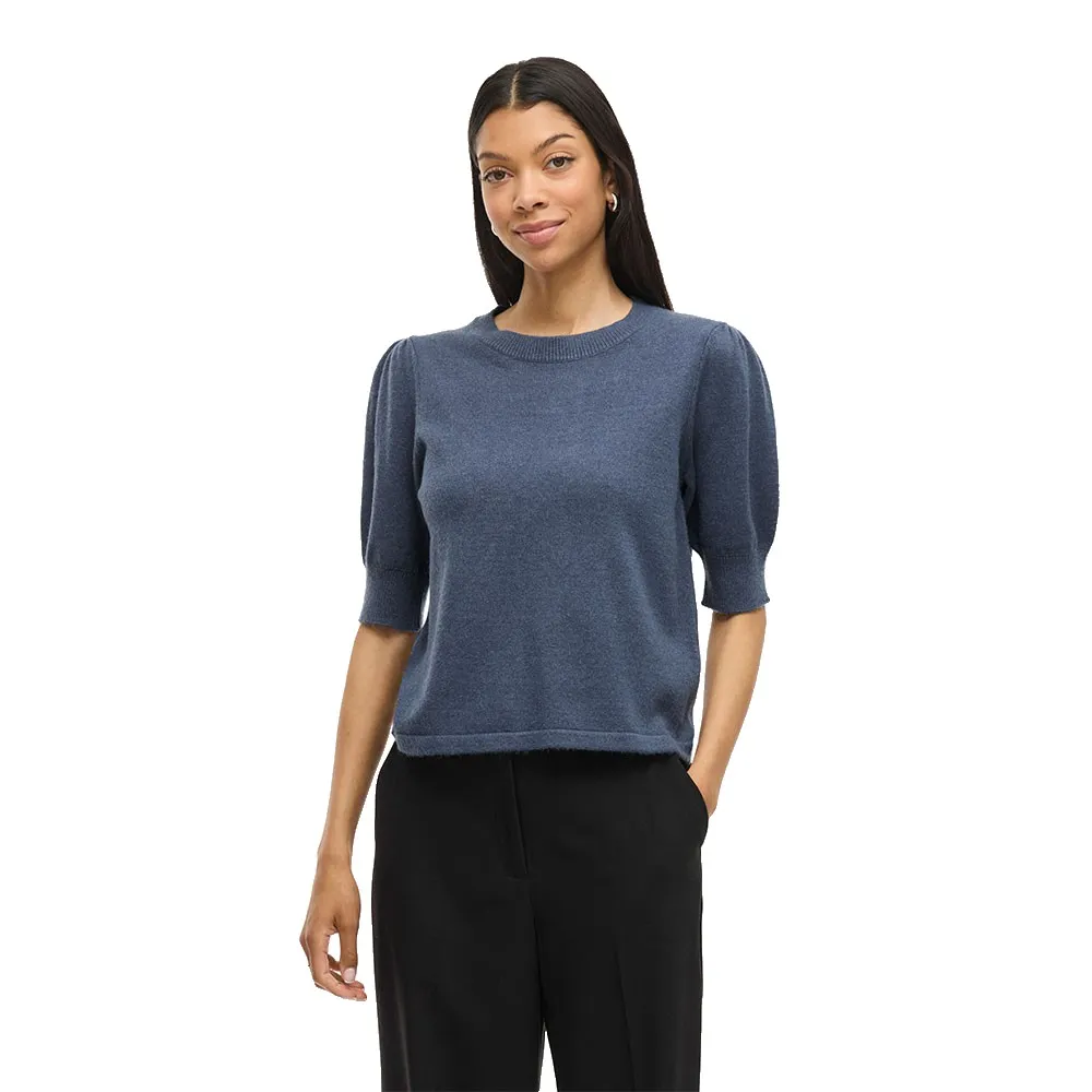 

Футболка с коротким рукавом Vila Ril Knit, серый