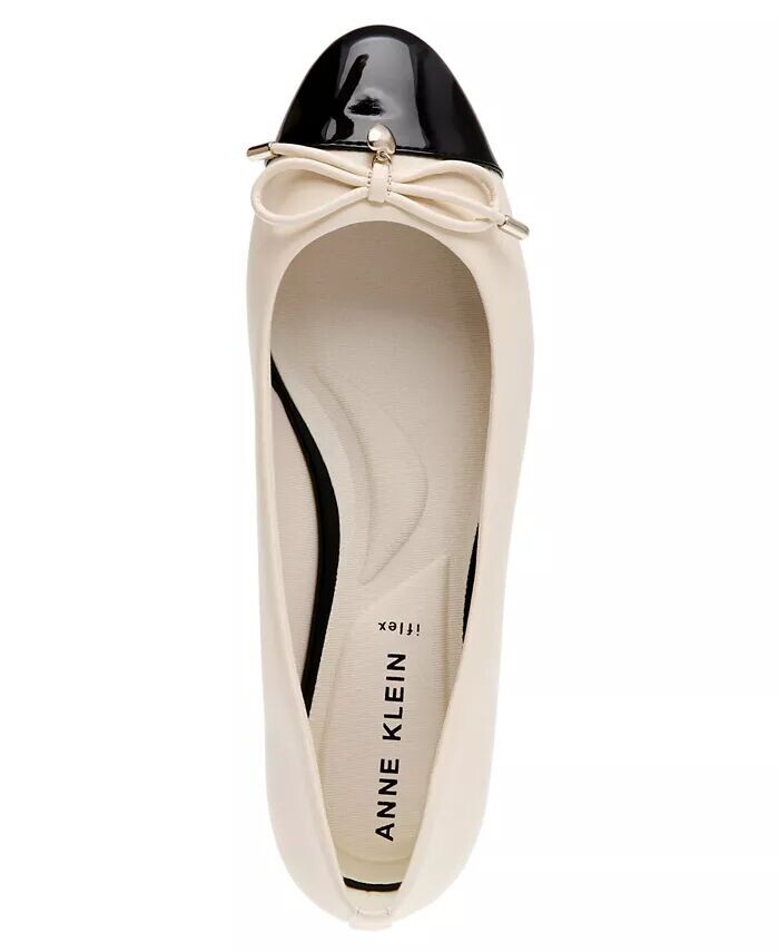 Женские балетки Luci с капюшоном и носком Anne Klein, белый — фото 4
