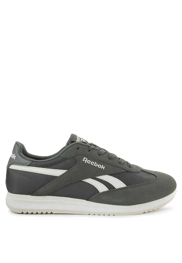 Кроссовки мужские, модель World 70, Reebok, белый/зеленый