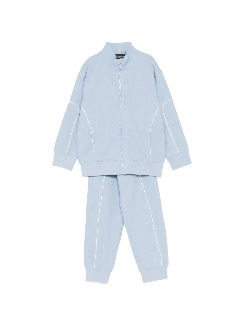 Спортивный костюм с тисненым логотипом Emporio Armani Kids, синий