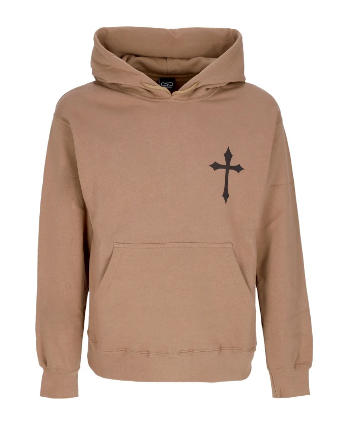 

Мужская толстовка верблюжьего цвета с уникальным принтом. Propaganda, коричневый