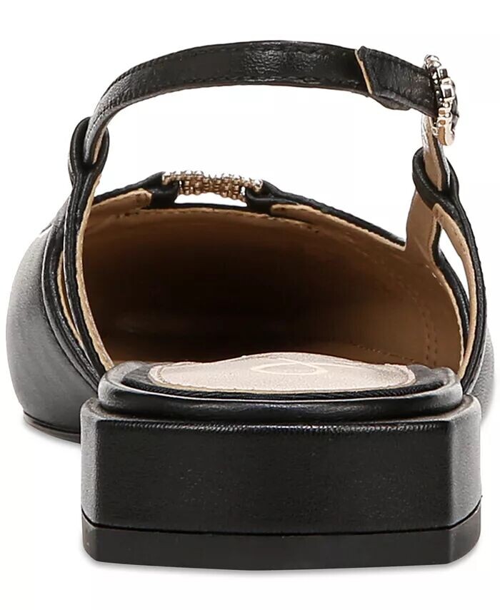 Женские туфли на плоской подошве Kara с пяткой на пятке и носком Sam Edelman, черный — фото 3
